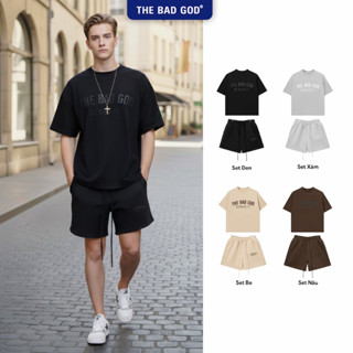  Set Bộ Quần Áo Nam Nữ The Bad God Serenity Bold Cotton Local Brand Form Boxy 