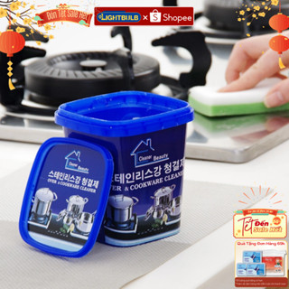 Kem Tẩy Xoong Nồi LIGHTBULB 500G Đa Năng Hàn Quốc Đánh Tan Mọi Cặn Bẩn Tẩy Trắng Xoong Nồi An Toàn
