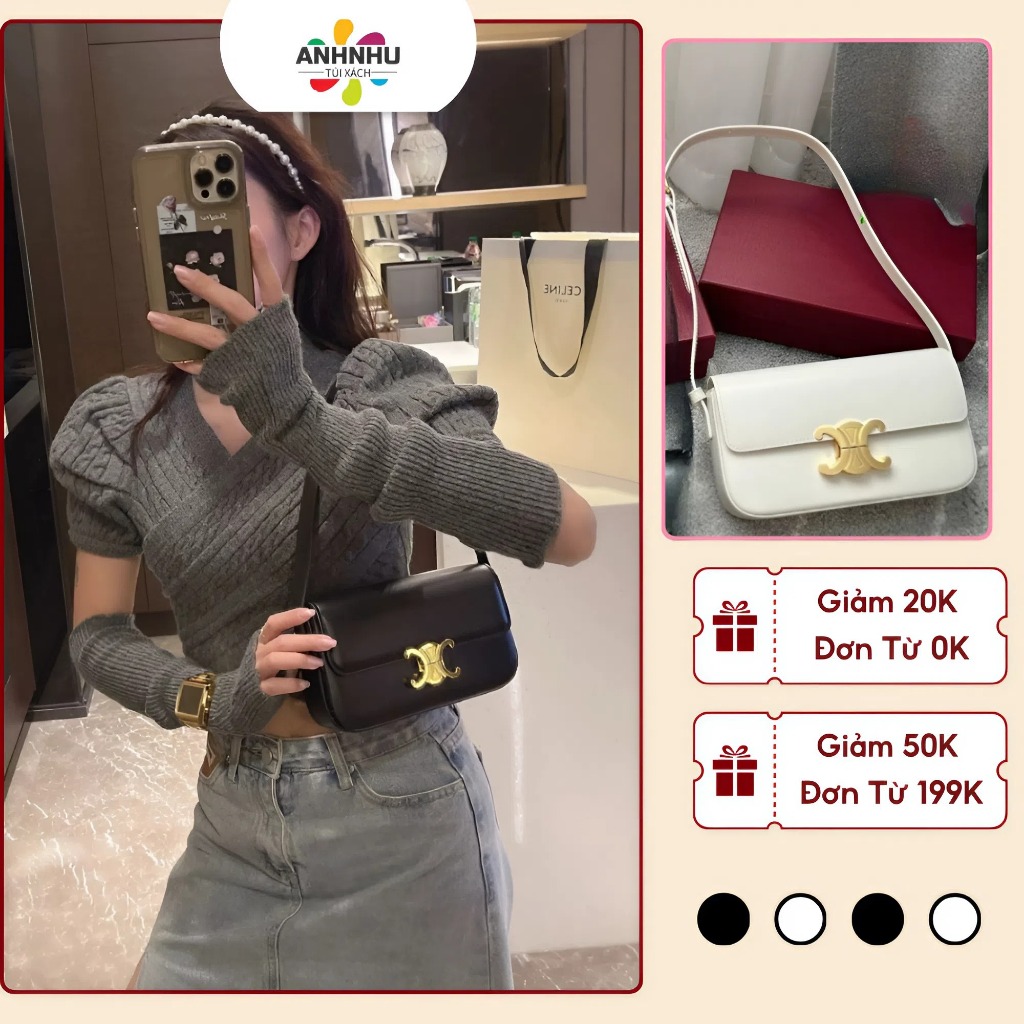 Túi xách nữ kẹp nách đeo vai đẹp thời trang hàn quốc giá rẻ DC102