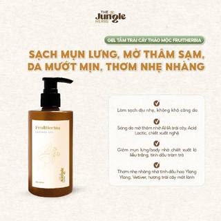  Sữa tắm sáng da và giảm mụn thảo mộc trái cây FruitHerbia - The Jungle Herbs 