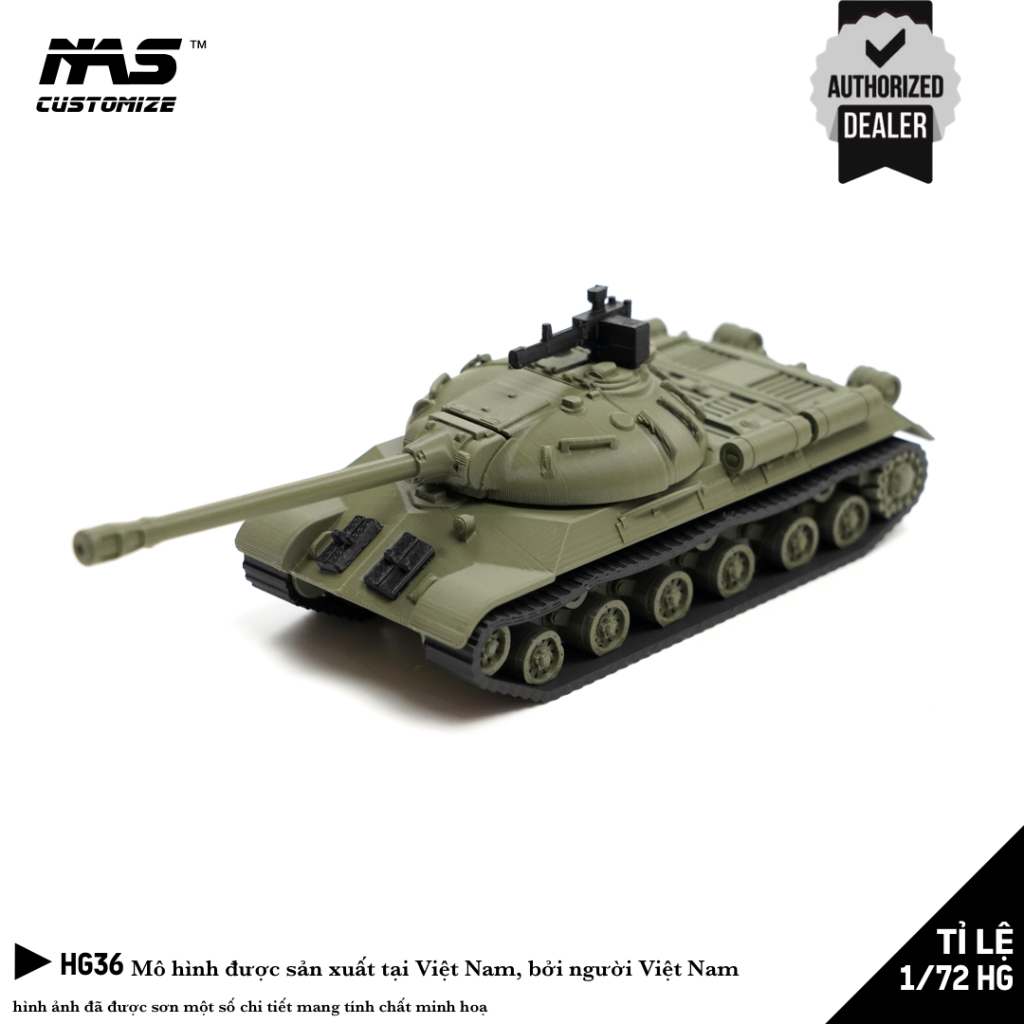 [NAS] Mô hình xe tăng Nga IS-3M tỉ lệ 1/72. mô hình tăng thế chiến 2 IS-3M tỉ lệ 1:72 HG