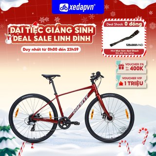  Xe Đạp Đường Phố GIANT Escape 4 Disc – Khung Nhôm Bánh 700C Phanh Đĩa 8 Tốc Độ Phù Hợp Người Cao 1m60–1m80 | xedapvn 