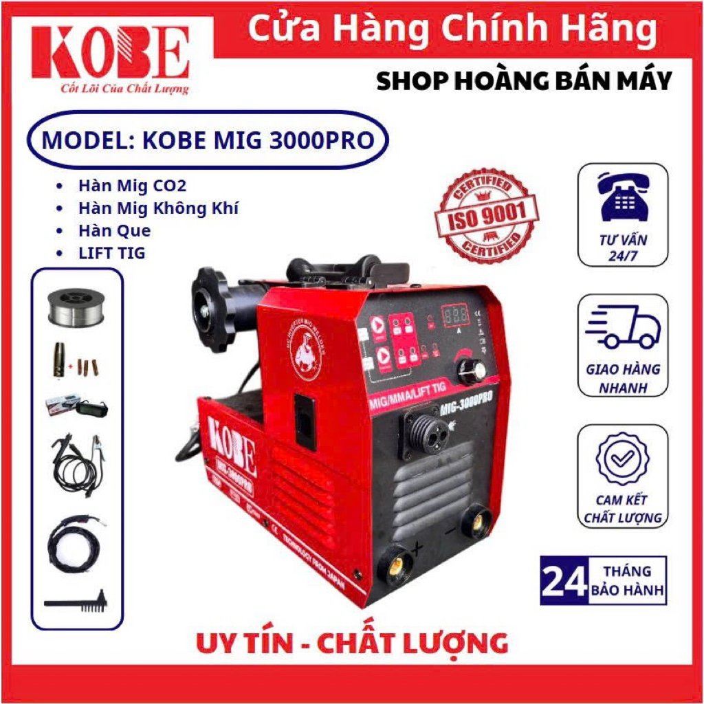 KOBE Mig 3000Pro Máy Hàn Cho Thợ Cửa Sắt