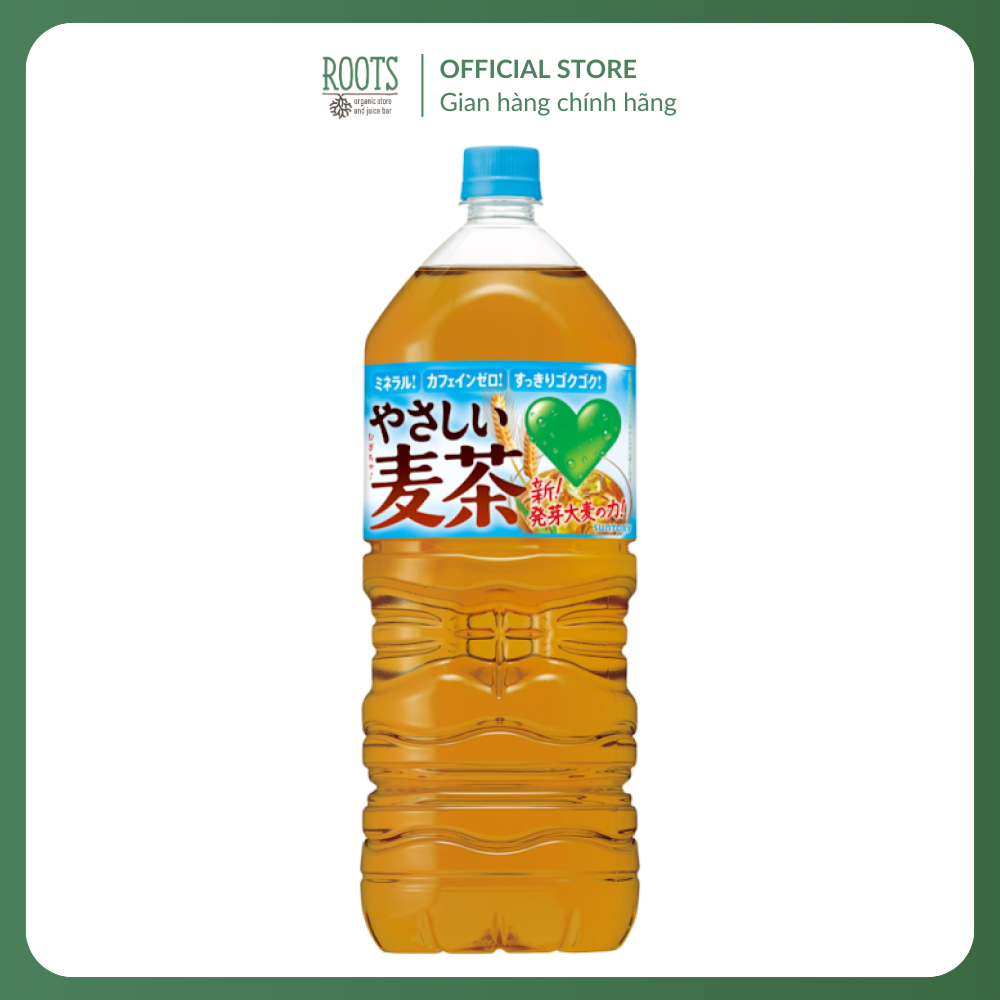 (Ship hỏa tốc) SUNTORY - Trà Lúa Mạch, Green Dakara Yasashii Barley Tea (2L)