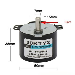 Động Cơ Giảm Tốc 50KTYZ 220VAC 6W