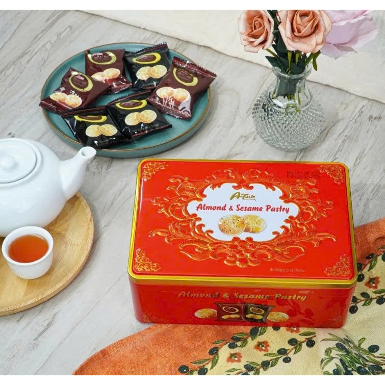 Bánh A-Taste 273g Almond & Sesame Pastry