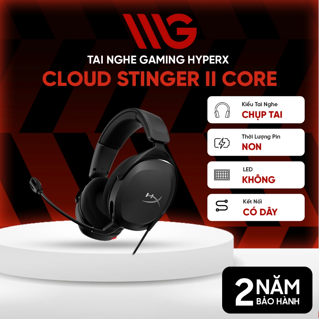 Tai Nghe Gaming HyperX Cloud Stinger II Core - New Chính Hãng