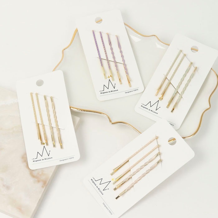 Bộ kẹp tăm màu đơn giản Mignon de Bijoux 9302023