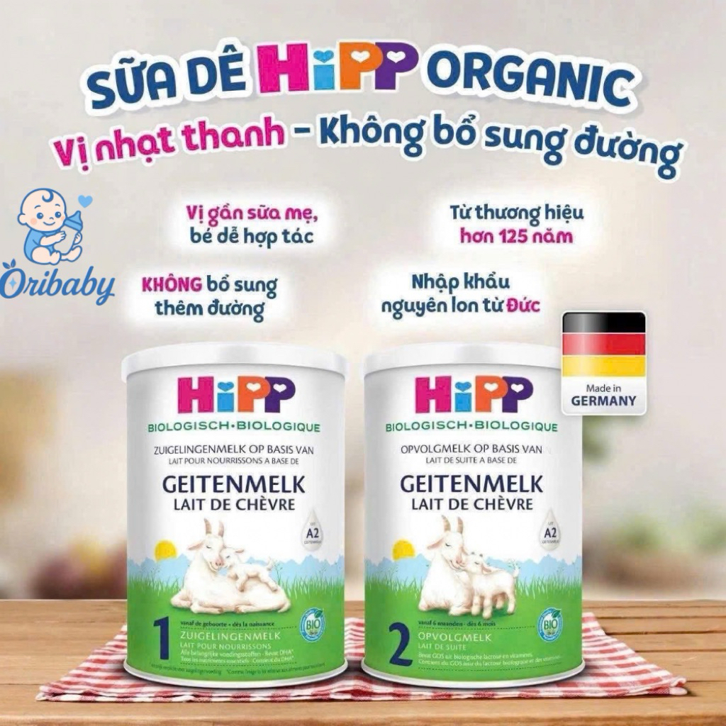 Sữa bột Hipp Dê Organic 400g