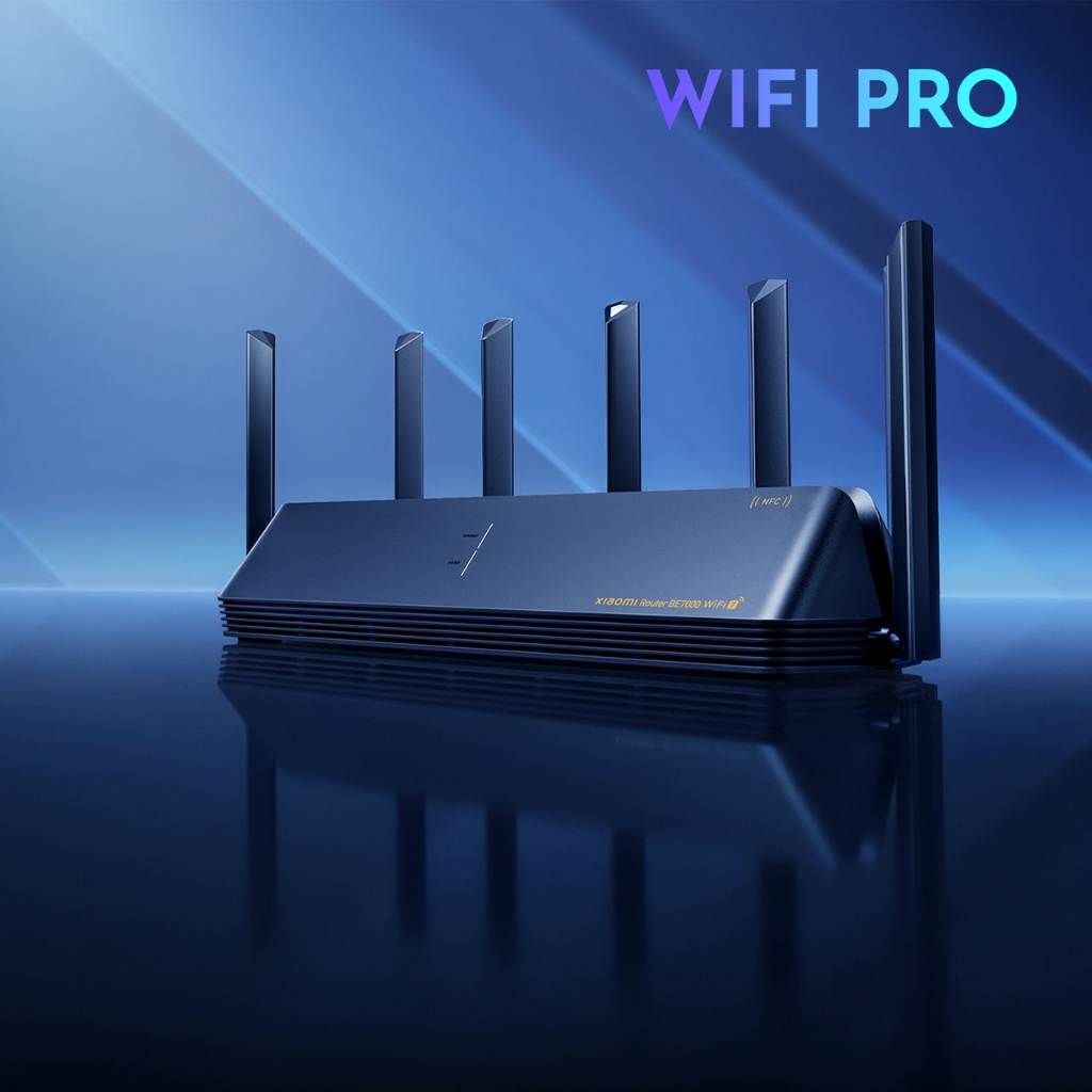 Bộ phát Wifi 7 - Router Xiaomi BE7000 - 3 băng tần - Bứt phá 7000Mbps - Mesh