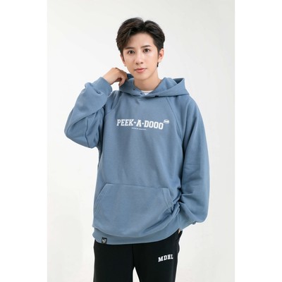 Áo Hoodie 2 Cúc Bấm  MANDO Chất Liệu Nỉ Chân Cua Form Rộng Hình In Basic Unisex Phong Cách Hàn Quốc HOD008