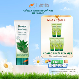  Mặt nạ đất sét neem sạch dầu giảm mụn Himalaya Neem Face Mask 100ml 