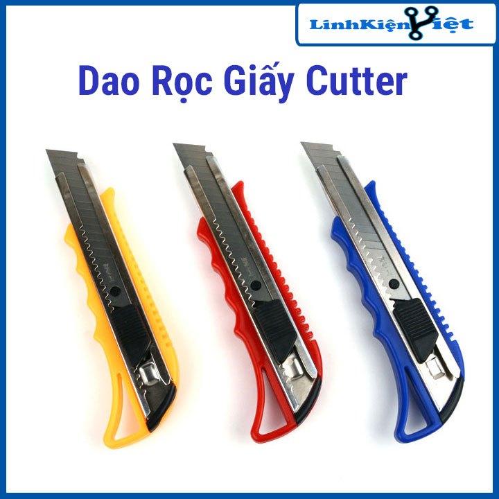Dao Rọc Giấy Chuyên Dụng Cutter (Dao Cắt Giấy)