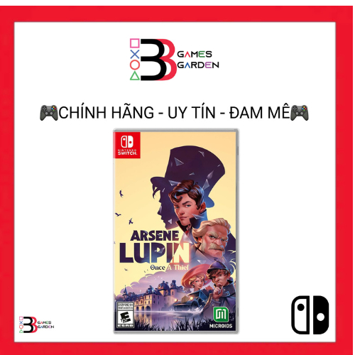 GAME NINTENDO SWITCH ARSENE LUPIN ONCE A THIEF