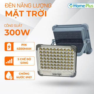Đèn Năng Lượng Mặt Trời Đa Năng Cầm Tay 100W, Tích Điện Chống Nước IP67, 5 Chế Sáng, Pin 4500mAh