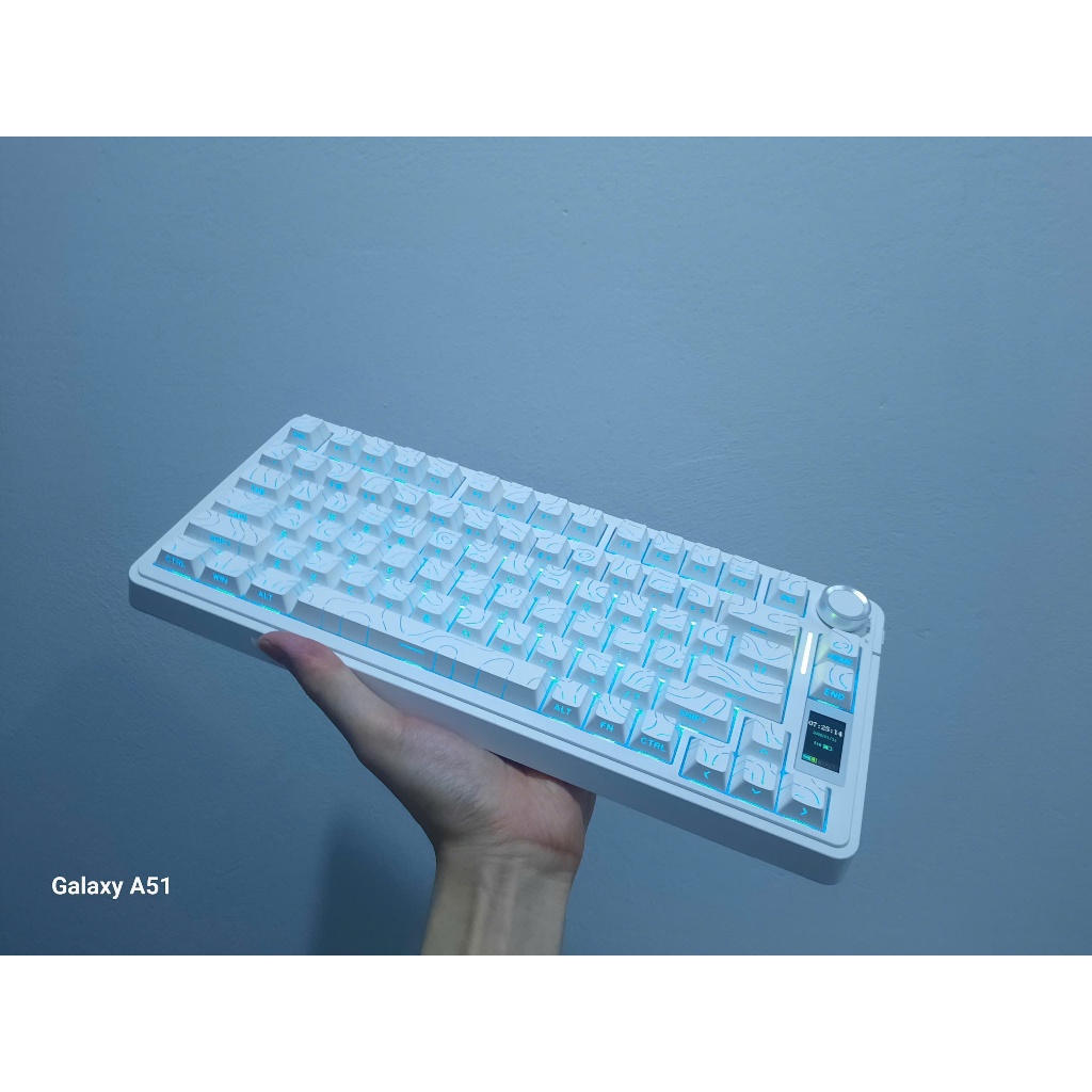 BÀN PHÍM CƠ AULA S75PRO 3MOD kết nối ( dây  + k dây + bluetooth) núm màn tùy chỉnh | BigBuy360 - bigbuy360.vn