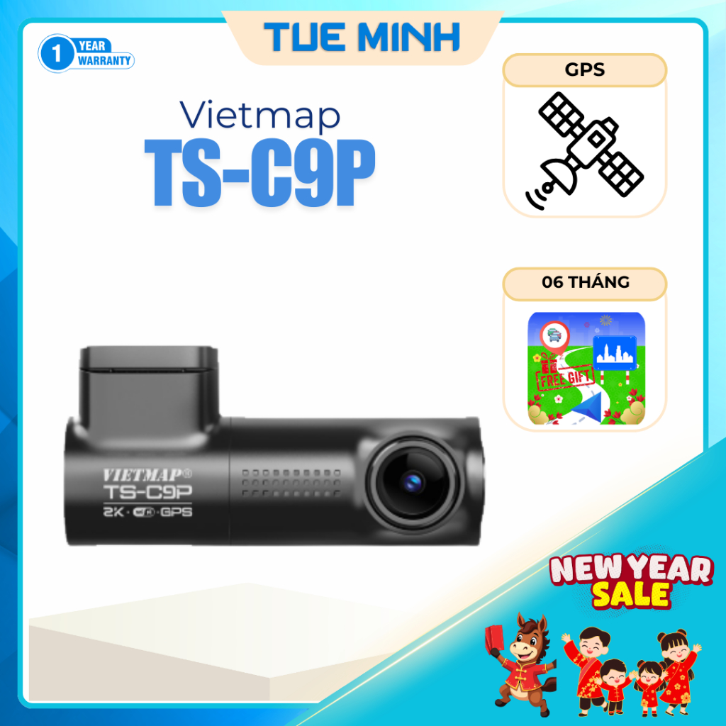 Camera hành trình Vietmap TS-C9P - Tặng Vietmap Live Pro 1 năm