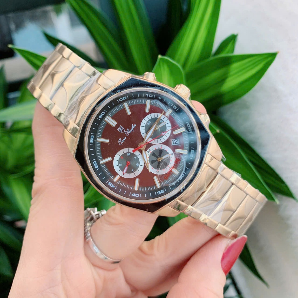 Đồng Hồ Nam Oasis Pacifier OP 3169G Kính Sapphire Dây Thép Không Gỉ Đặc Nặng Tay