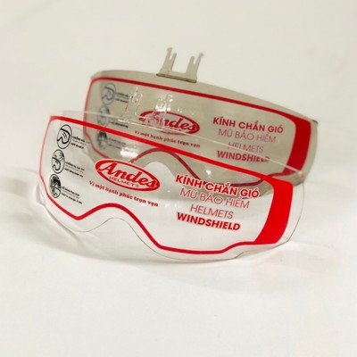 Kính thay cho mũ bảo hiểm Andes nửa đầu 181 kính âm