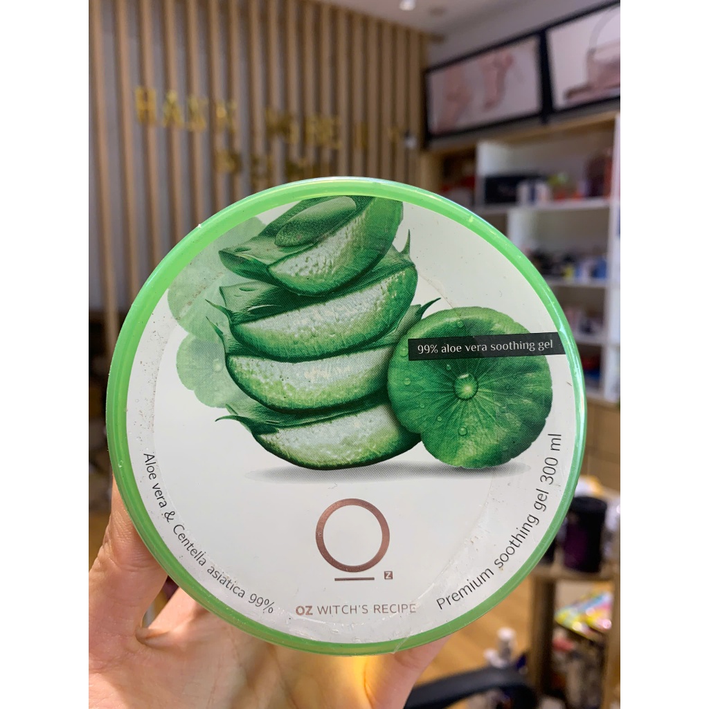 Gel Lô Hội  Phục Hồi Dưỡng Ẩm Toàn Thân Aloe Vera & Centella asiatica 99% Oz Witch's Recipe