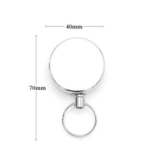 Móc khóa dây rút kim loại kéo dài 60cm