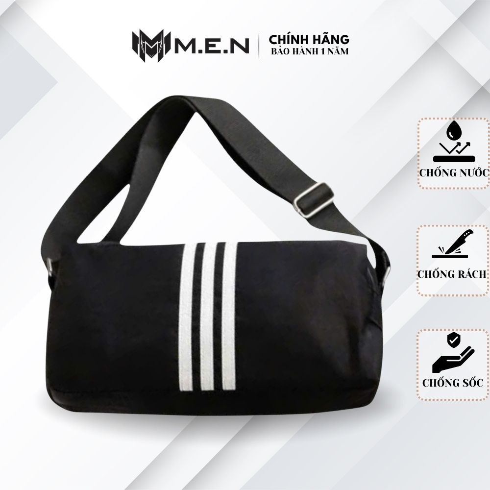 Túi đeo vai hình gối unisex 3 sọc lớn D2 và 3 sọc nhỏ D1 vải cao cấp chống mài mòn [CÓ BẢO HÀNH]