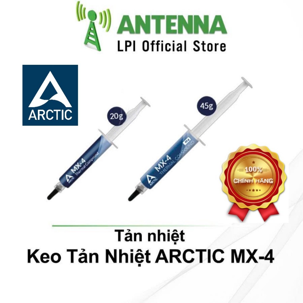 Keo tản nhiệt Arctic MX4 Chính Hãng loại 20gram / 45gram / Chính hãng