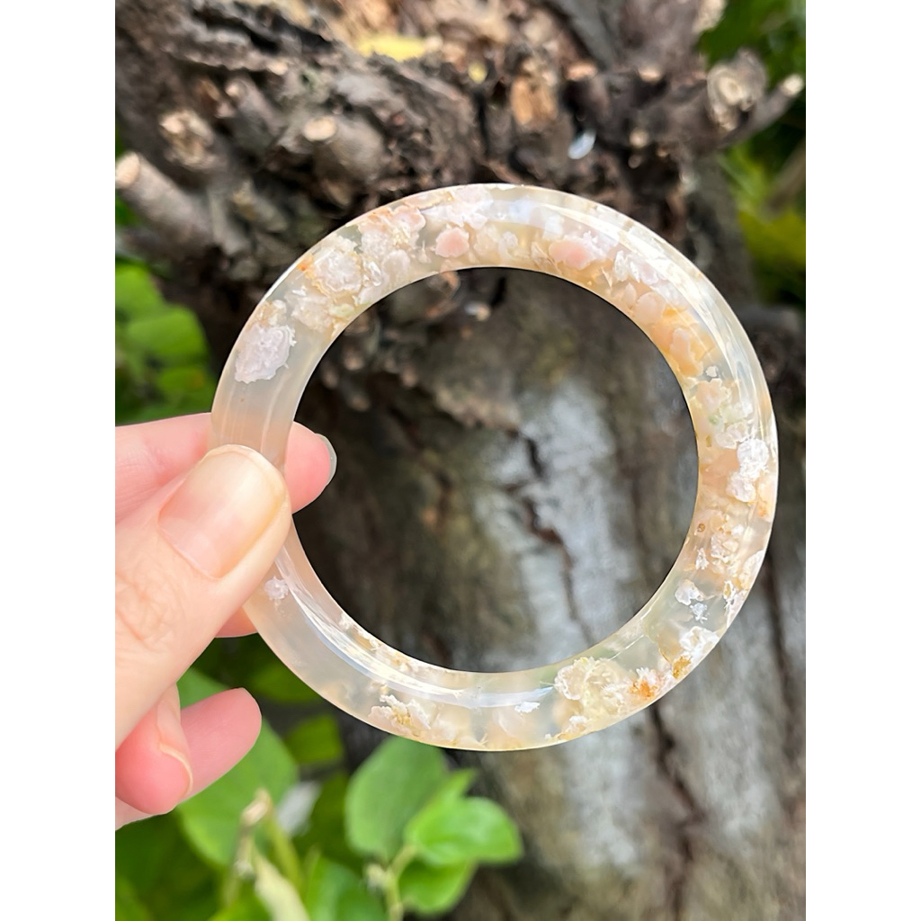 [SALE] Vòng tay anh đào bản đũa ni 53 nước trong