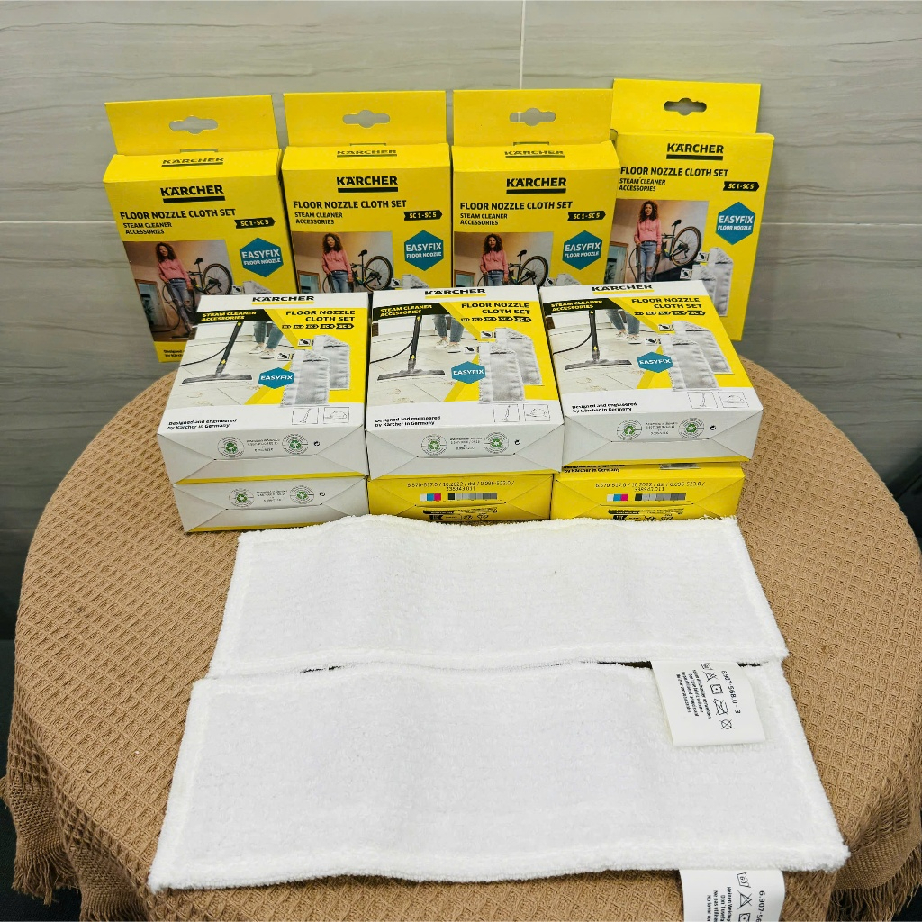 Bộ 2 khăn lau sàn EasyFix Microfibre Karcher cho SC2 - SC3 - 2.863-259.0