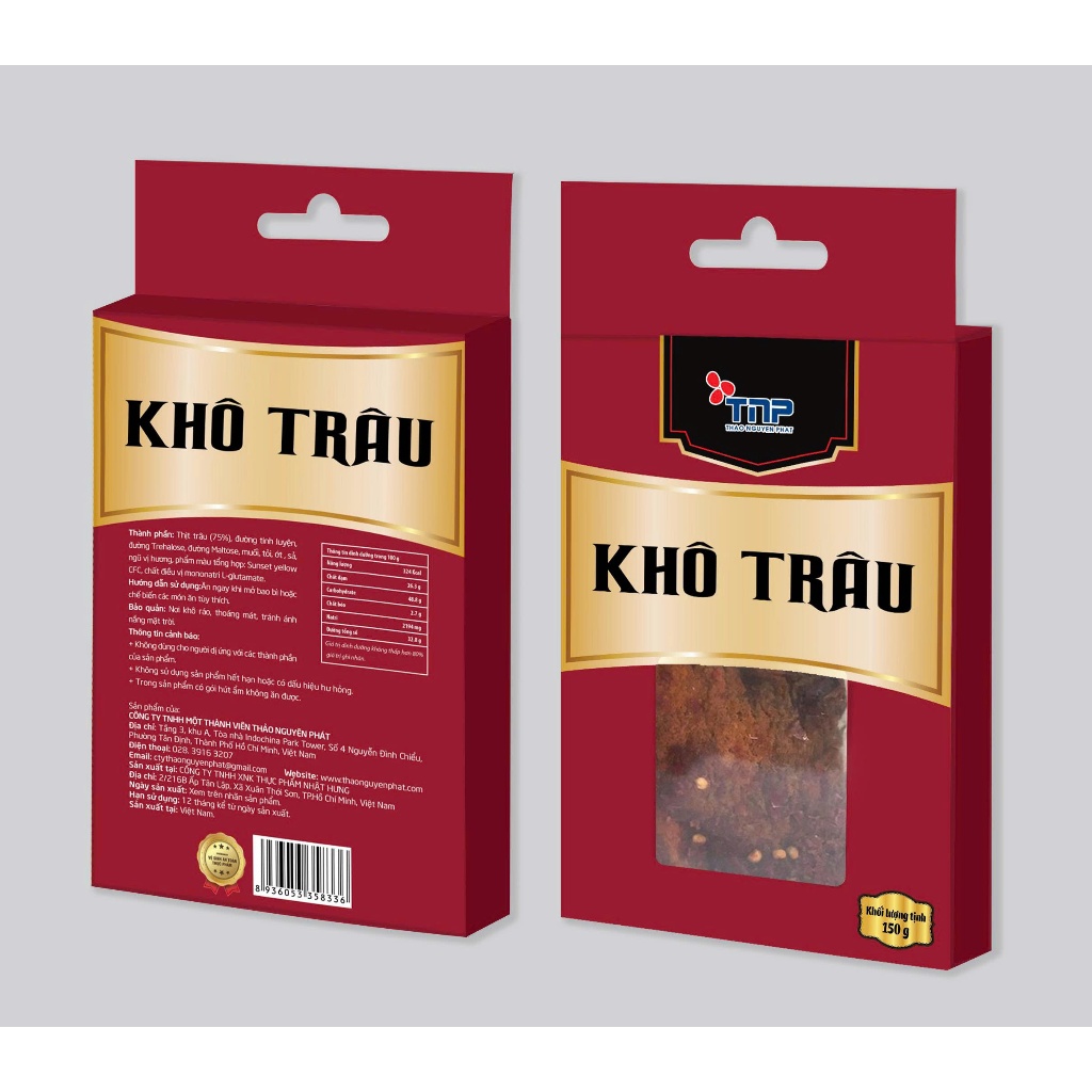 Khô trâu mềm TNP 150g
