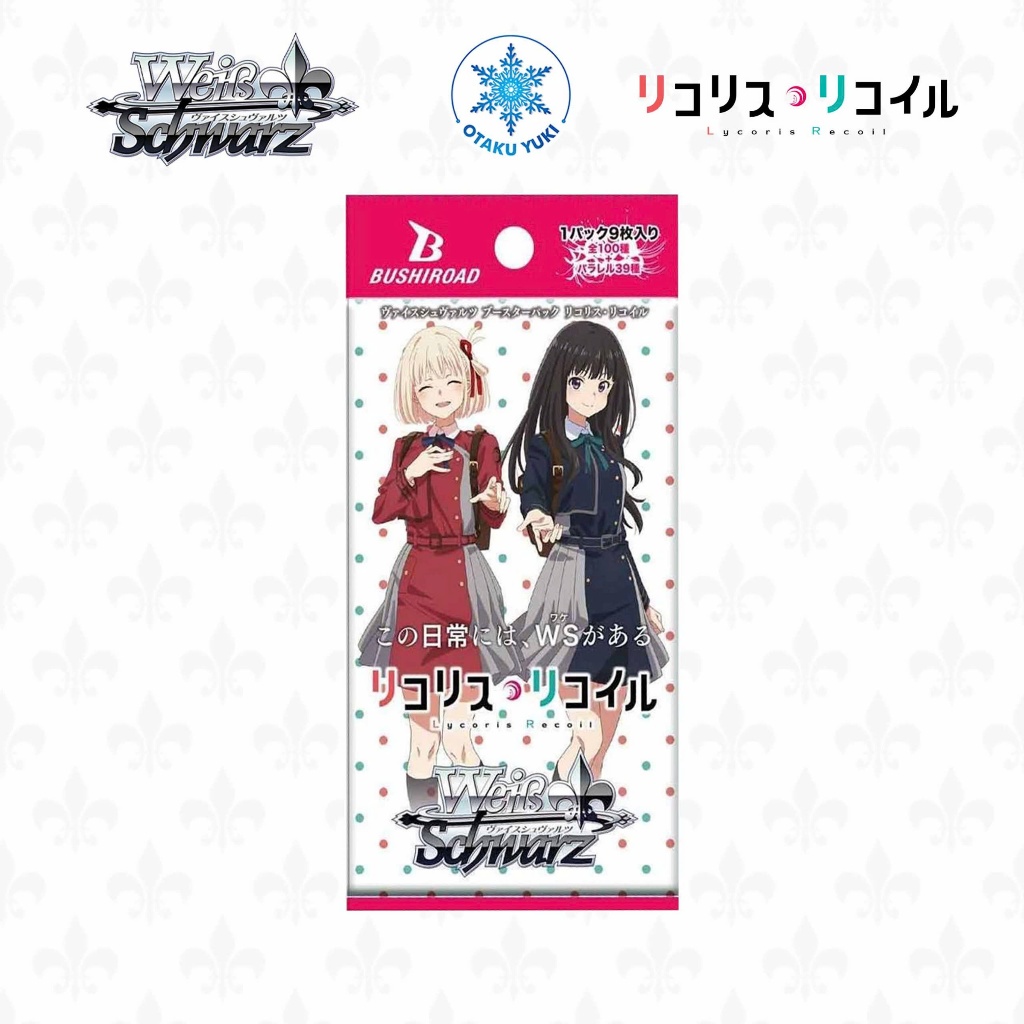 [Chính Hãng] Gói Thẻ Nhân Phẩm Lycoris Recoil (Weiss Schwarz)