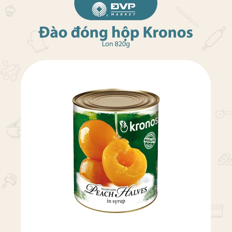 Đào đóng hộp Kronos 820g