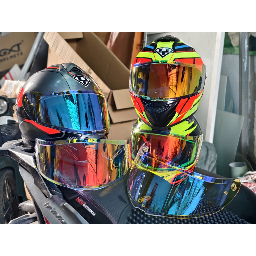 Kính Revo găn Fullface Yohe 981,Yohe 977,Yohe 978,Yohe 978 pluss,EGO E81 đi ngày đêm đều được