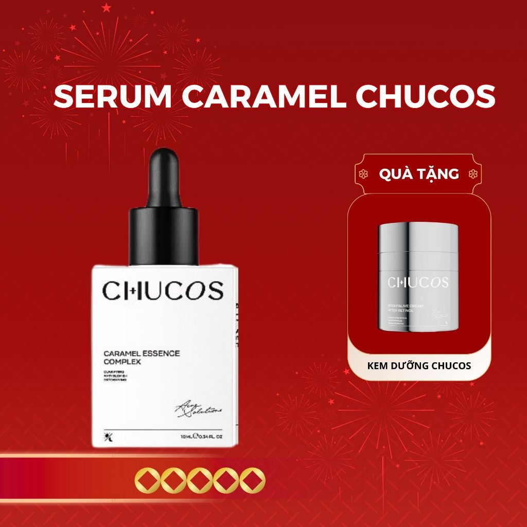 Serum Caramel Complex giảm mụn, ngăn ngừa mụn Chucos 10ml