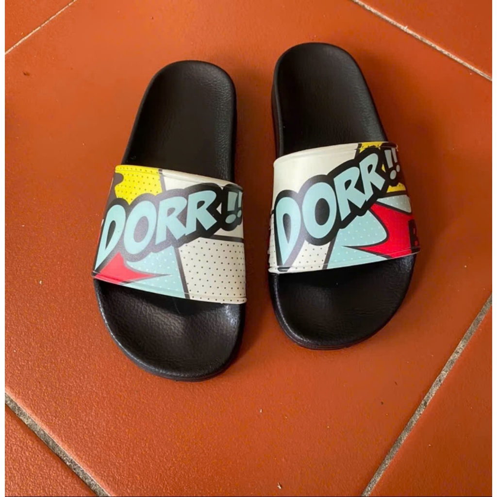 Dép lê quai ngang dập chữ DORR nhẹ nhàng và êm ái