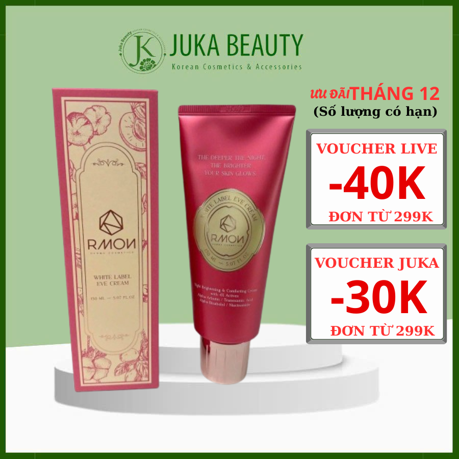 Kem dưỡng thể ban đêm trắng da chuyên sâu Rmon White Label Eve Cream 150ml