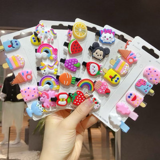 set 10 kẹp tóc nhiều hình cute cho bé rất đáng yêu