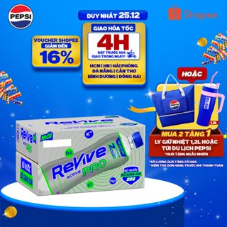   HỎA TỐC  Thùng 24 Chai Nước Điện Giải Thể Thao Revive Active Pro Không Ga  450ml chai  