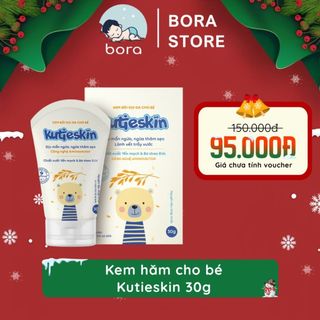  Kem hăm cho bé Kutieskin 30g kem bôi dịu da dịu mẩn đỏ vết ngứa muỗi đốt côn trùng cắn cho bé 