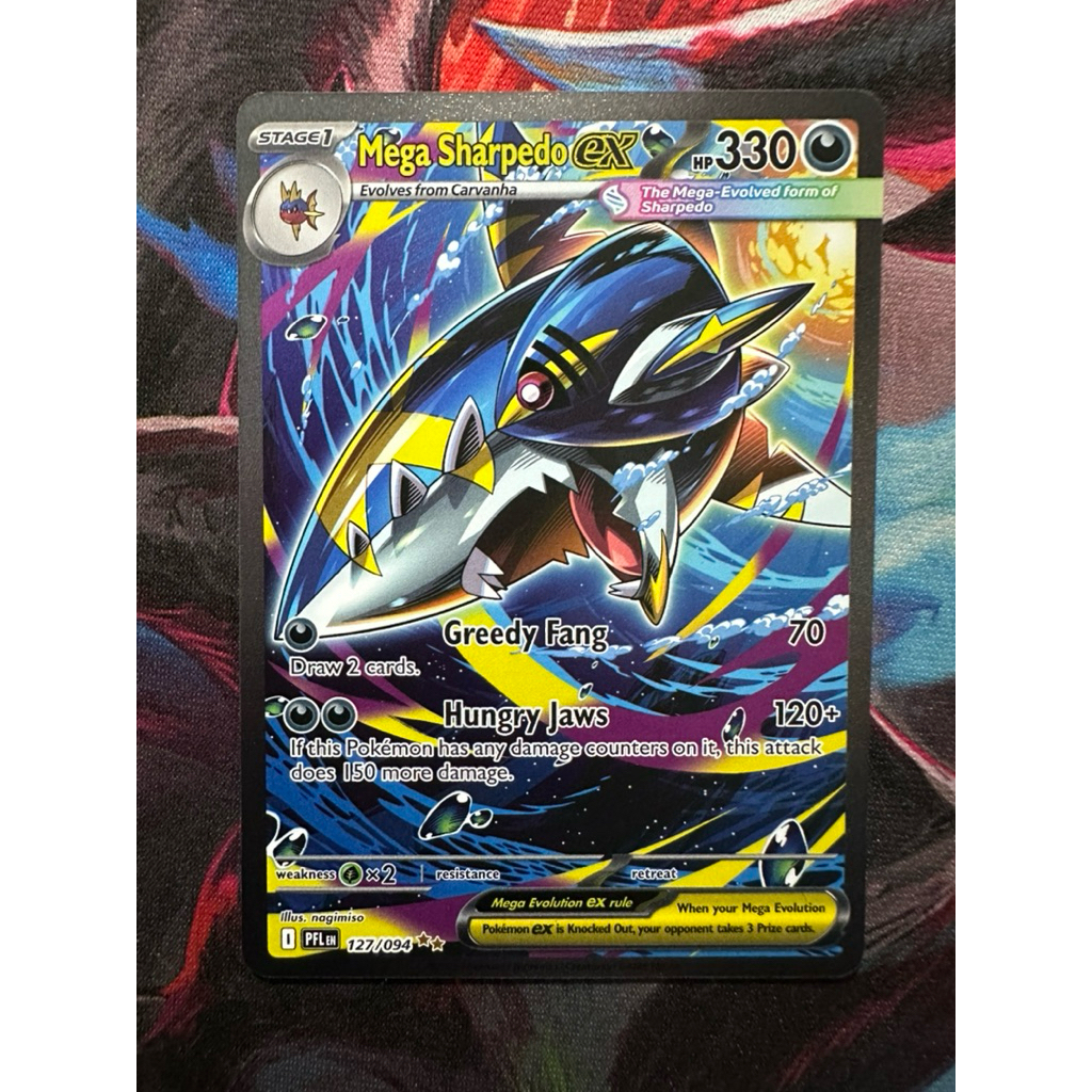 Thẻ Pokemon Phantasmal Flames - Mega Sharpedo EX SIR