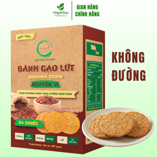 Bánh Gạo Lứt Không Đường Mộc Việt – Bánh Gạo Lứt Không Chiên Dầu Ăn Kiêng Healthy