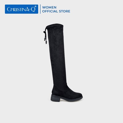 Giày Boots Nữ Mũi Tròn CHRISTINA-Q BOT140H