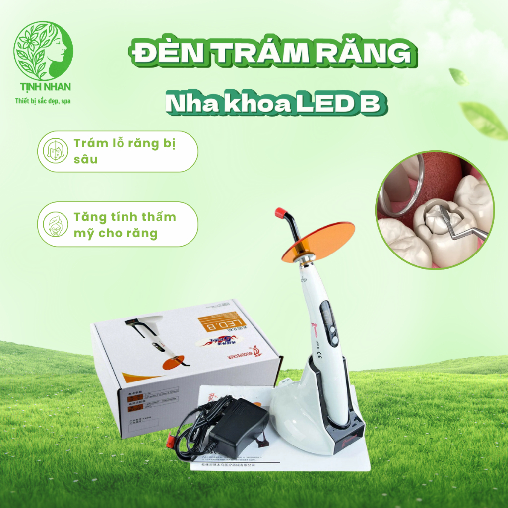 Đèm Trám Răng Đính Đá Led B Không Dây - Chuyên Dụng Cho Nha Khoa & TMV