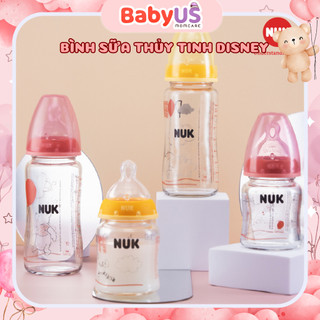 Bình sữa nuk premium choice+ thủy tinh 240ml núm ti s1 - m