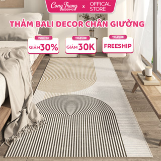  Thảm Bali Kích Thước 80cmx2m - 1m2x1m6 Trải Sàn Phòng Ngủ Decor Chân Giường 