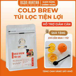  Cà Phê Ủ Lạnh Cold Brew Túi Lọc Arabica Cầu Đất Thơm Cafe Tiện Lợi 