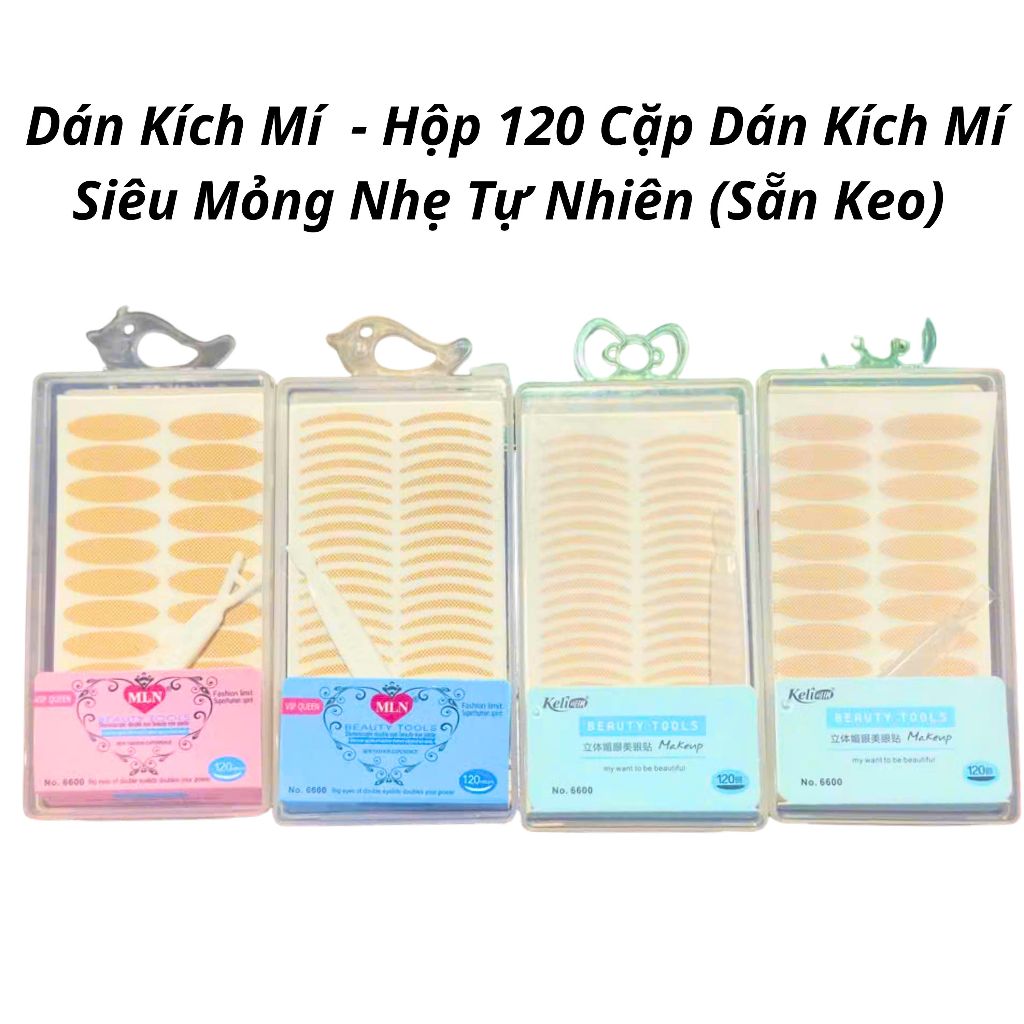 Dán Kích Mí Lưới MLN 120 Miếng Giải Pháp Đơn Giản Giúp Tạo Mí To Tròn, Tự Nhiên