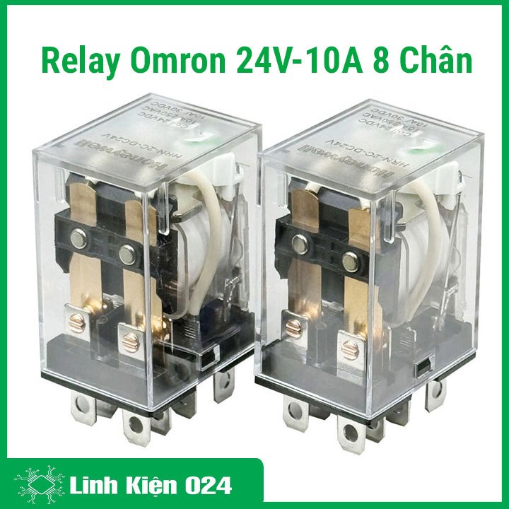 Relay Omron 24V-10A 8 Chân