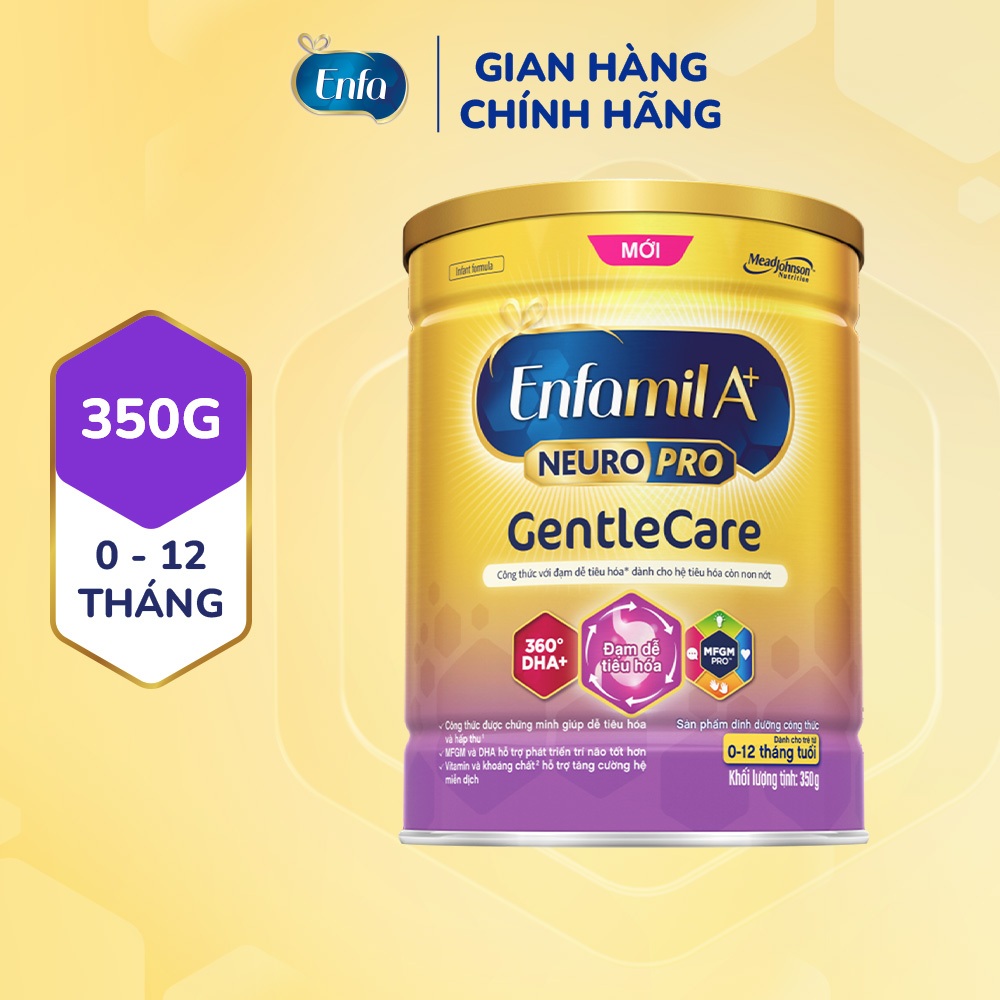 Sữa Bột Enfamil A+ Gentle Care (350g/lon) (A+1)
