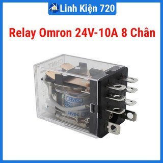 Relay đóng ngắt mạch điện Omron 24V-10A 8 chân